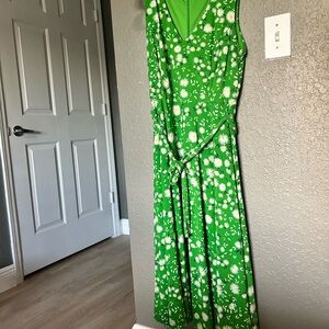 Tommy Hilfiger Green Floral Maxi Dress